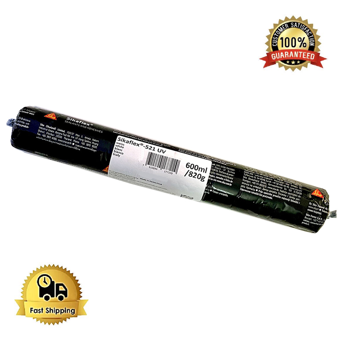 Sikaflex 521 uv Sigillante colla Poliuretanica cartuccia 600ml camper Bianco