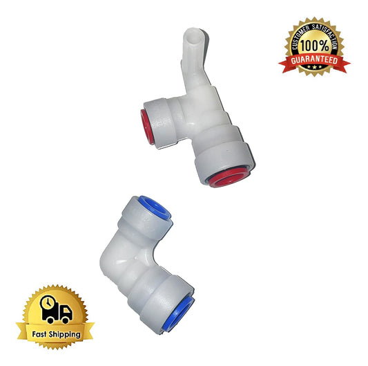 Raccordi John Guest Rosso 12mm Celeste 12mm / 10mm per Truma boiler Camper e Van