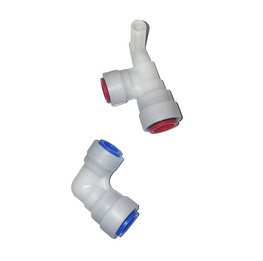 Raccordi John Guest Rosso 12mm Celeste 12mm / 10mm per Truma boiler Camper e Van